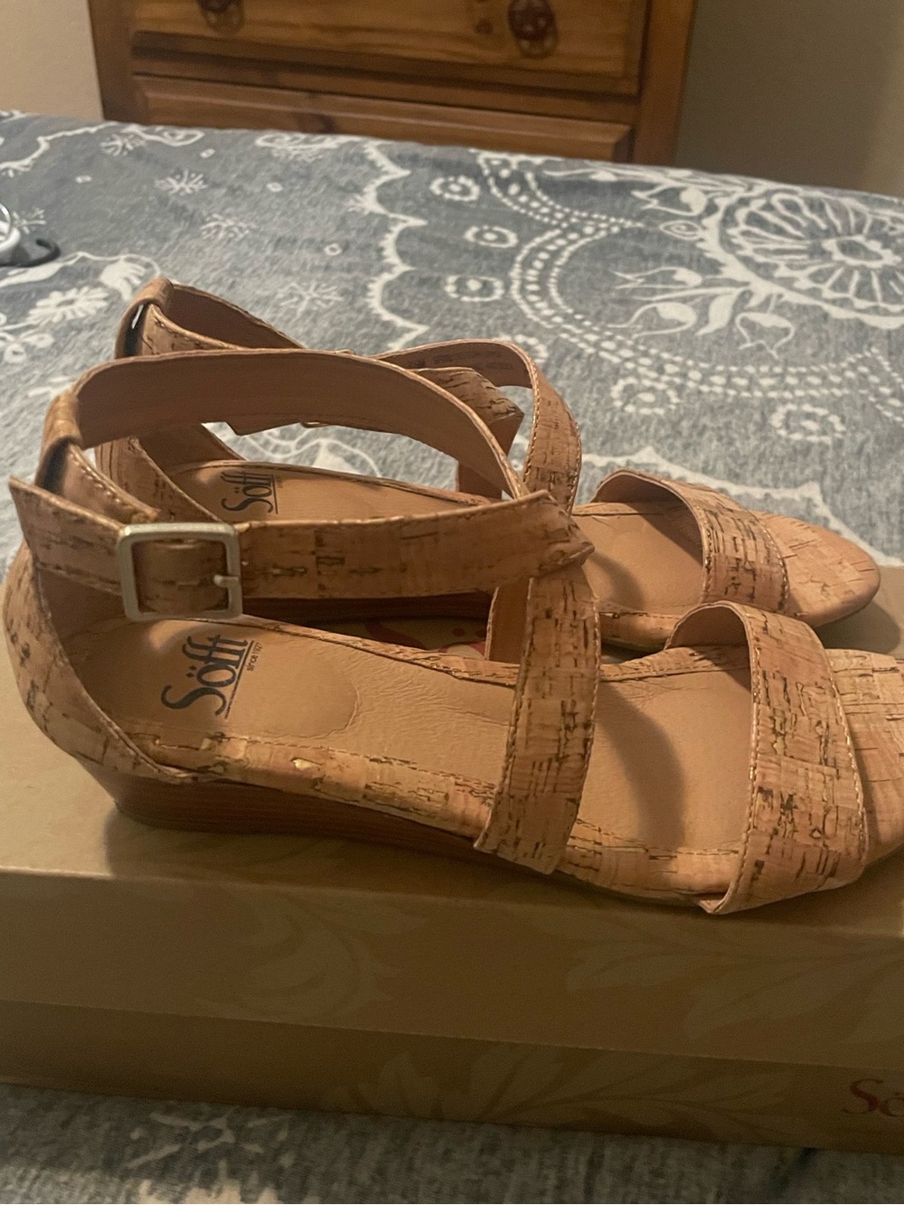 Söfft Cork Strappy Sandal — Natural Cork - Picture 4 of 12